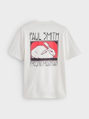 PS Paul Smith Casual Fit Graphic Print White T-Shirt - Image 2 of 2