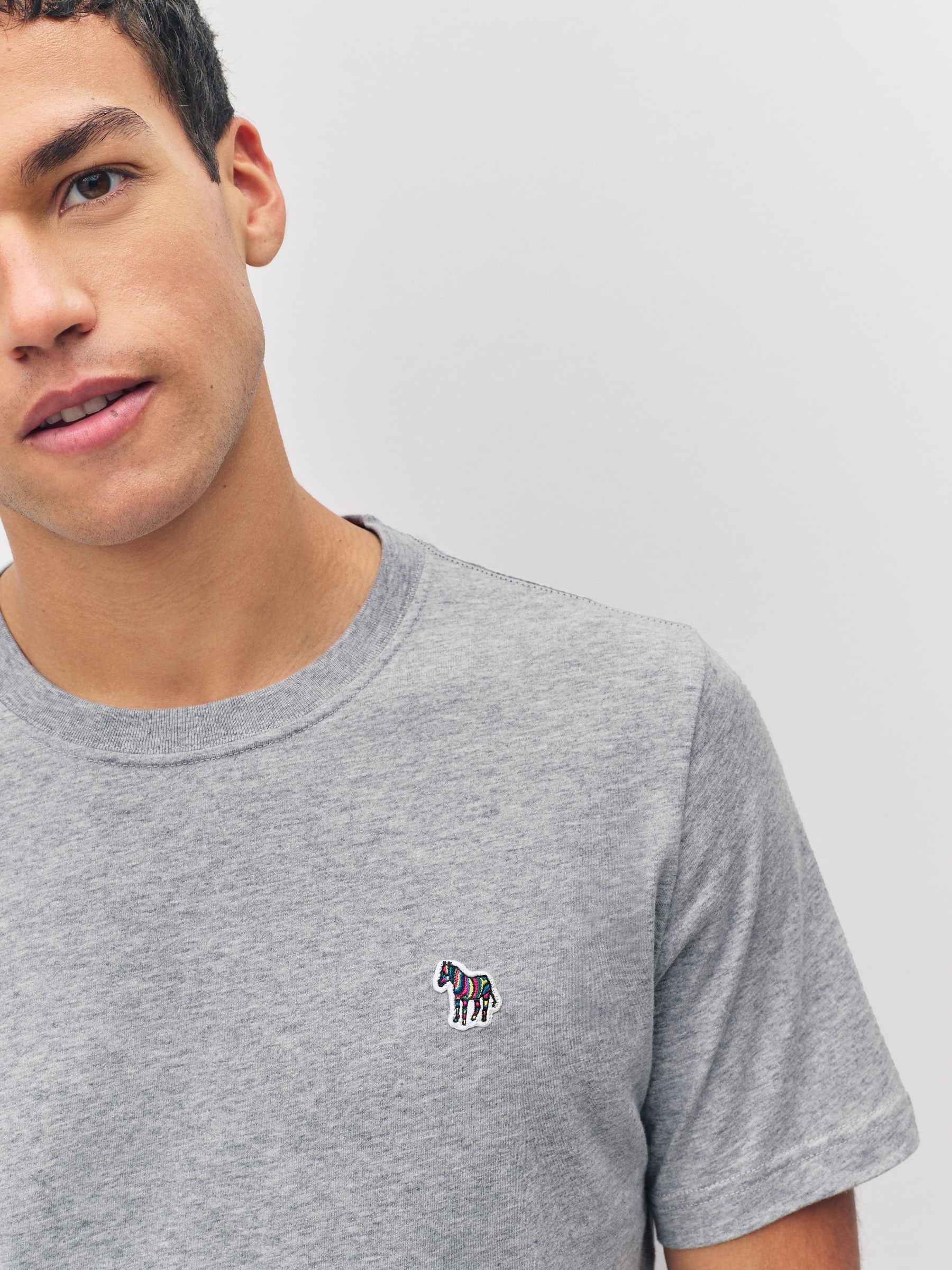 Buy PS Paul Smith Grey Regular Fit Logo T-Shirt from the Next UK 
