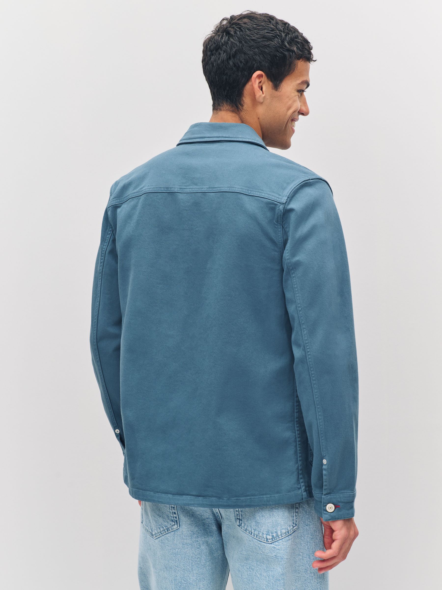 Buy PS Paul Smith Blue Pocket Detail Button Through Chore Jacket