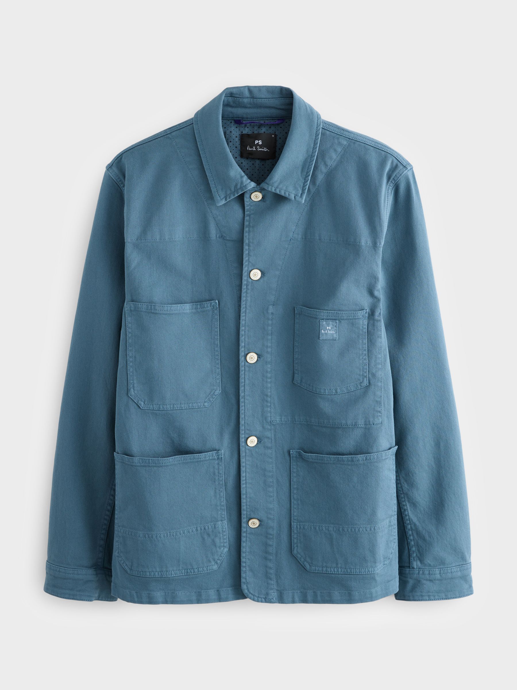 Buy PS Paul Smith Blue Pocket Detail Button Through Chore Jacket