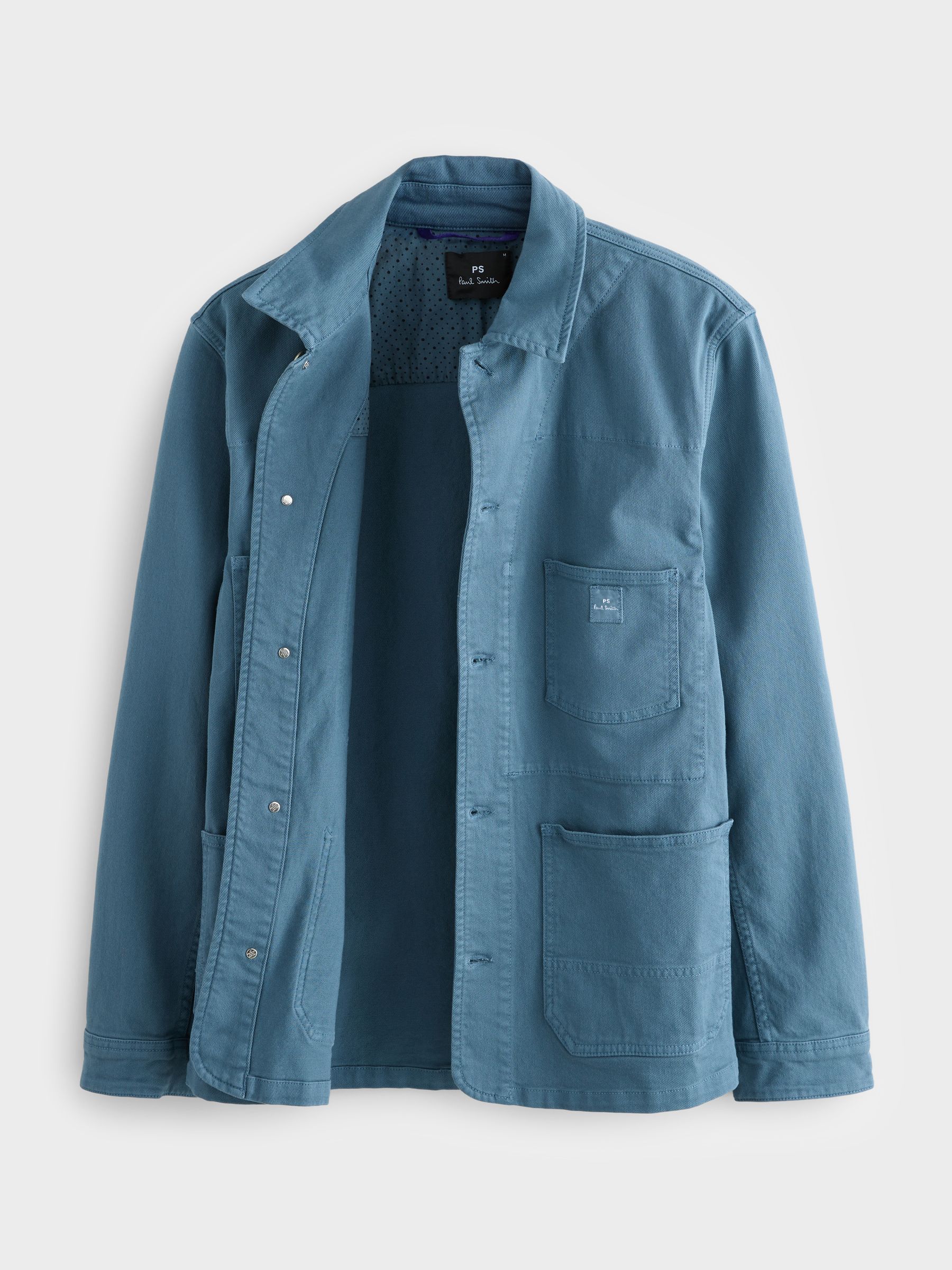 Buy PS Paul Smith Blue Pocket Detail Button Through Chore Jacket