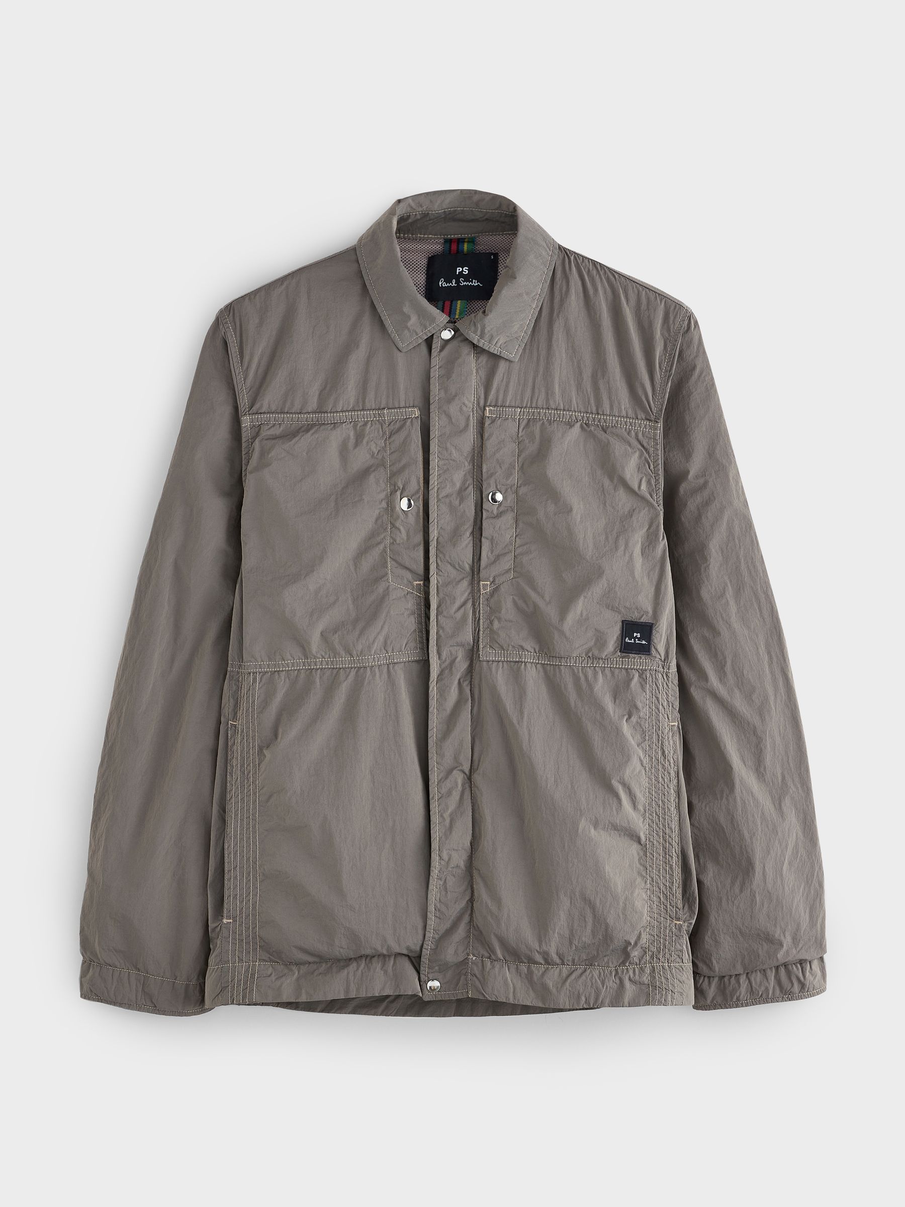 Buy PS Paul Smith Natural Nylon Utility Overshirt from Next Luxembourg