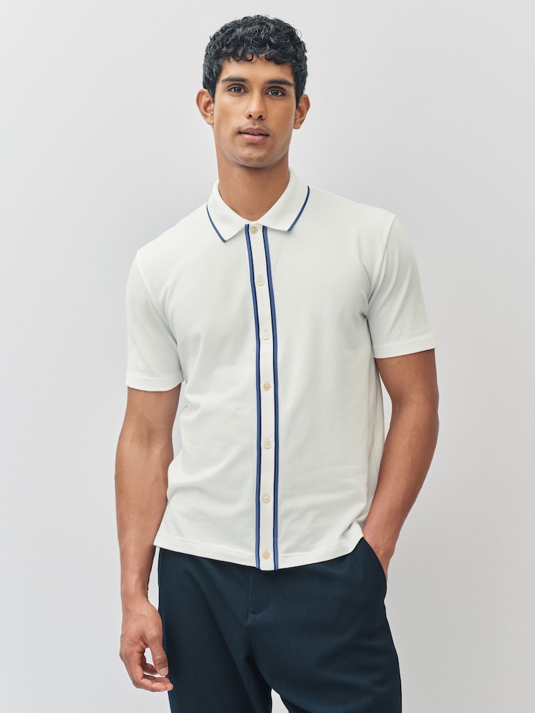 PS Paul Smith Regular Fit White Polo Shirt - Image 1 of 9