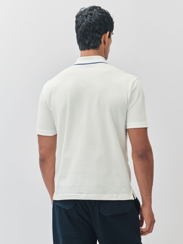 PS Paul Smith Regular Fit White Polo Shirt - Image 2 of 9