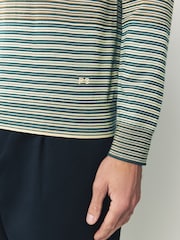 Camisa polo listrada verde PS Paul Smith manga comprida - Imagem 6 de 9