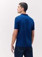 PS Paul Smith Regular Fit Blue Polo Shirt - Image 2 of 5