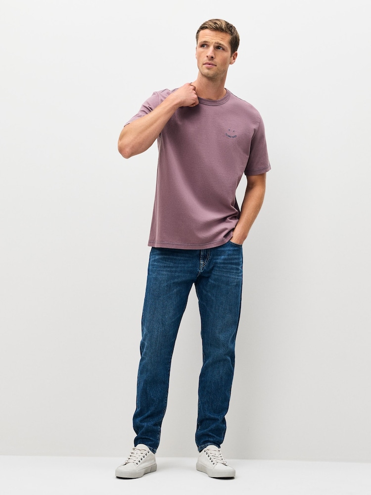 PS Paul Smith Relaxed-Fit Purple T-Shirt - Image 2 of 6 PS Paul Smith Relaxed-Fit Purple T-Shirt - Image 2 of 6