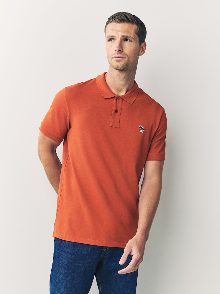 PS Paul Smith Regular-Fit 100% Cotton Polo Shirt - Image 1 of 7 PS Paul Smith Regular-Fit 100% Cotton Polo Shirt - Image 1 of 7