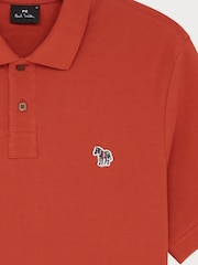 Marrón - PS Paul Smith Regular-Fit 100% Cotton Polo Shirt - Imagen 2 de 3