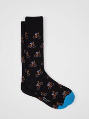 PS Paul Smith Logo Black Socks 3 Pack - Image 4 of 9