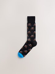 PS Paul Smith Logo Black Socks 3 Pack - Image 7 of 9