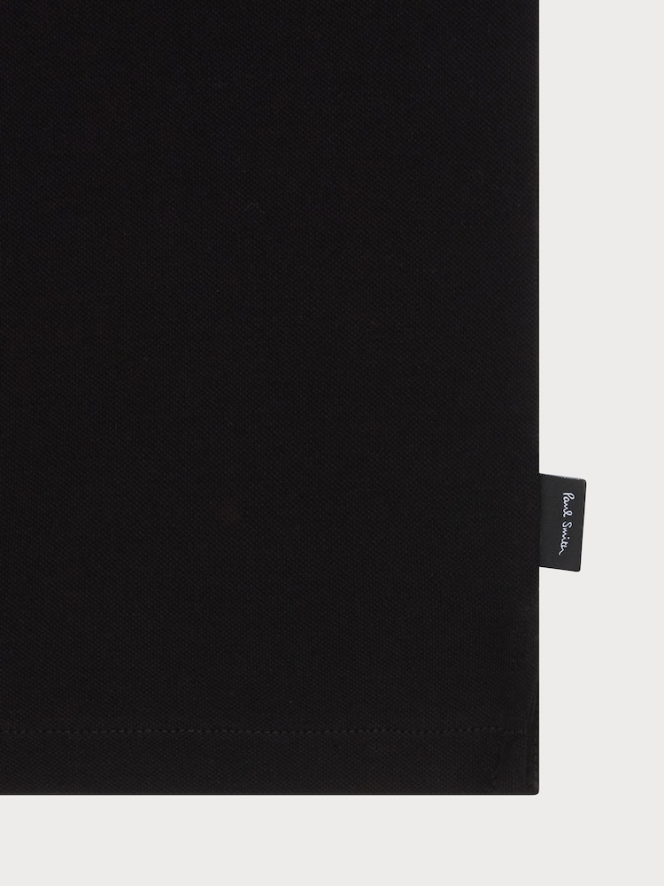 PS Paul Smith Regular Fit Quarter Zip Black Polo shirt - Image 3 of 3