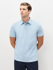 PS Paul Smith Regular-Fit Blue Polo Shirt - Image 3 of 6