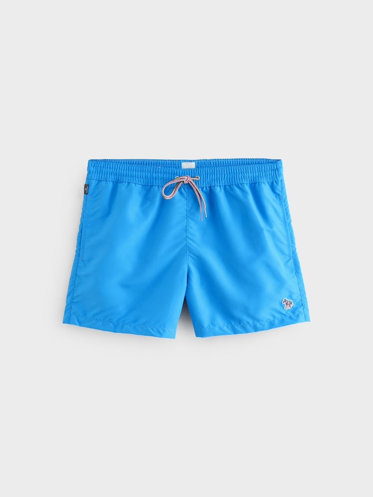 PS Paul Smith Regular-Fit Blue Logo Shorts - Image 1 of 1 PS Paul Smith Regular-Fit Blue Logo Shorts - Image 1 of 1