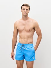 PS Paul Smith Regular-Fit Blue Logo Shorts - Image 4 of 7