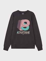 PS Paul Smith Regular Fit 100% Cotton Logo Black Sweatshirt - Image 1 of 3
