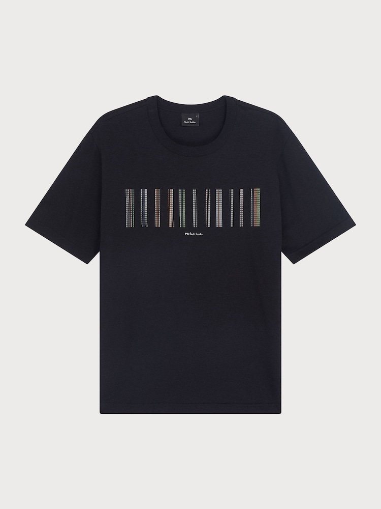 أسود - PS Paul Smith Casual-Fit Cotton Graphic T-Shirt - صورة 1 من 3