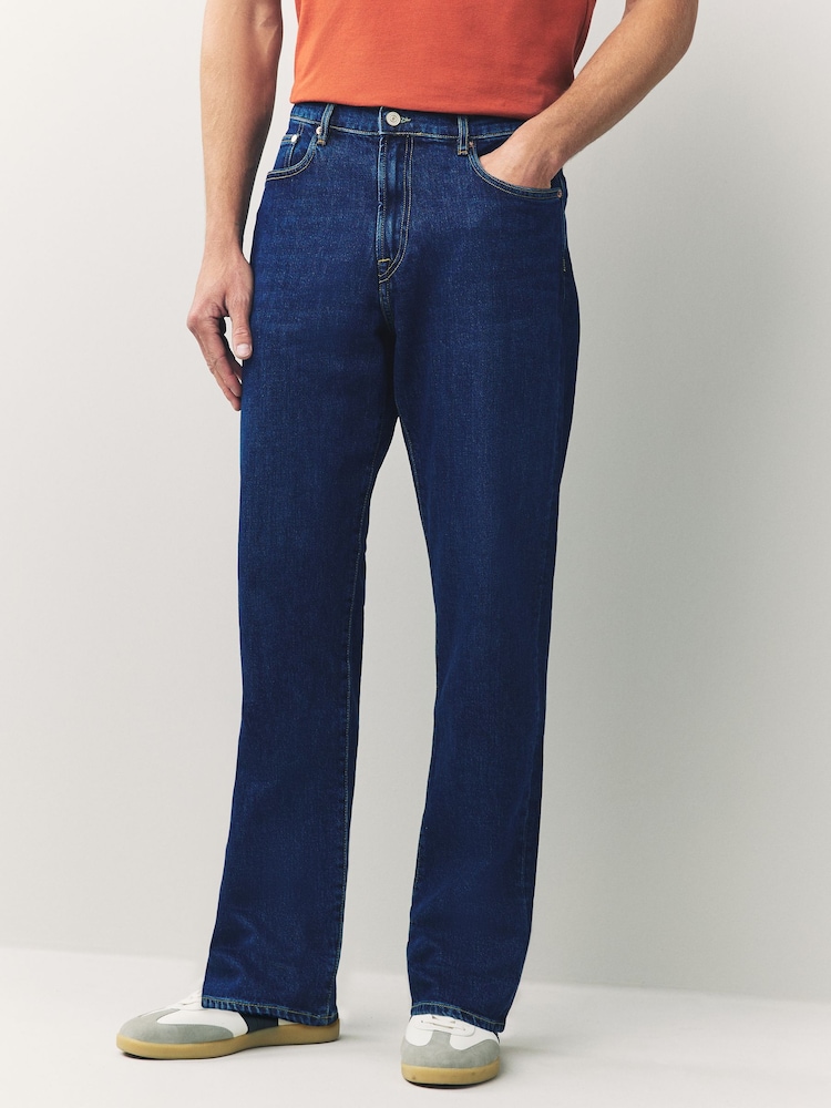 PS Paul Smith Relaxed Fit Blue Tapered Denim Jeans - Image 1 of 9 PS Paul Smith Relaxed Fit Blue Tapered Denim Jeans - Image 1 of 9