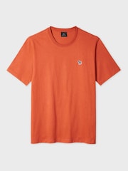 PS Paul Smith Regular-Fit Cotton Logo Brown T-Shirt - Image 1 of 2