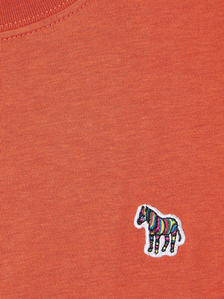 PS Paul Smith Regular-Fit Cotton Logo Brown T-Shirt - Image 2 of 2