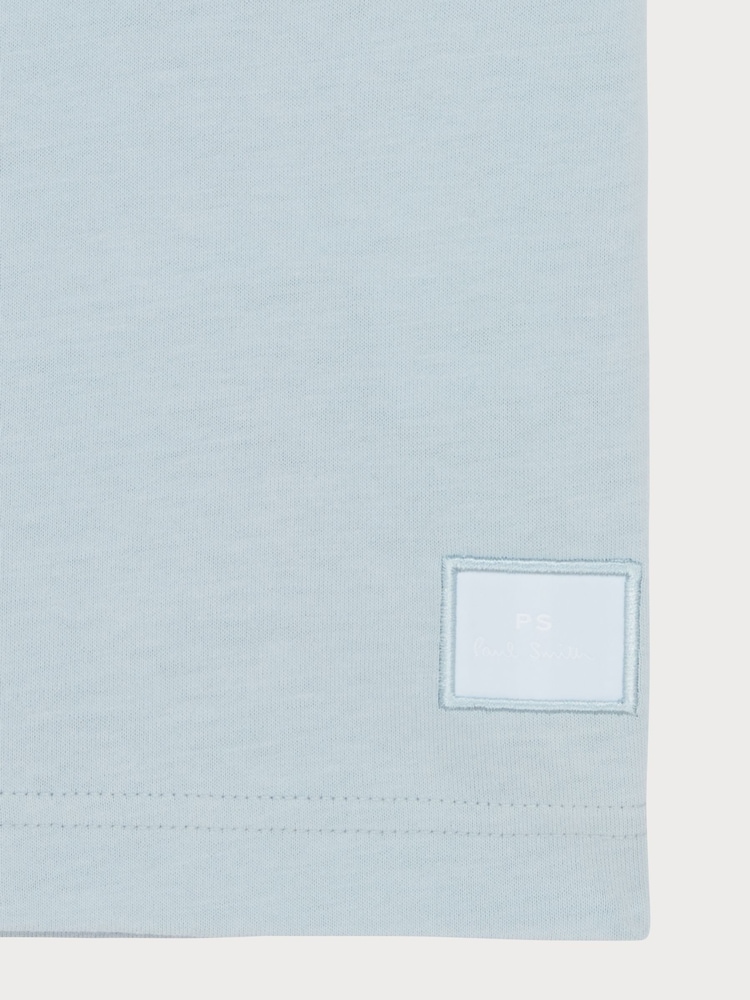 PS Paul Smith Casual Fit Blue Graphic Print T-Shirt - Image 2 of 2