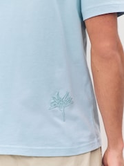 PS Paul Smith Casual Fit Blue Graphic Print T-Shirt - Image 5 of 7