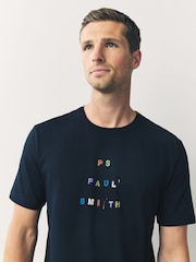 PS Paul Smith Casual Fit Graphic Print T-Shirt - Image 4 of 6