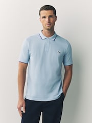 PS Paul Smith Regular-Fit Blue Polo Shirt - Image 1 of 5