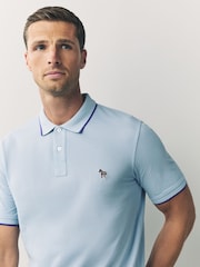 PS Paul Smith Regular-Fit Blue Polo Shirt - Image 5 of 5