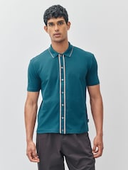 PS Paul Smith Regular-Fit Green Polo Shirt - Image 1 of 4