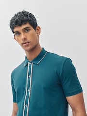 PS Paul Smith Regular-Fit Green Polo Shirt - Image 4 of 4
