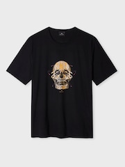 PS Paul Smith Casual Fit 100% Organic Cotton Graphic Black T-Shirt - Image 1 of 2