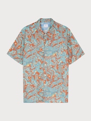 Braun - PS Paul Smith Short Sleeve Casual Fit Logo Brown Shirt - Bild 1 von 3
