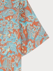 Castanho - Camisas casuais de manga curta PS Paul Smith com logotipo marrom - Imagem 8 de 8