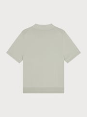 PS Paul Smith Grey Knitted Quarter Zip Polo Shirt - Image 2 of 4