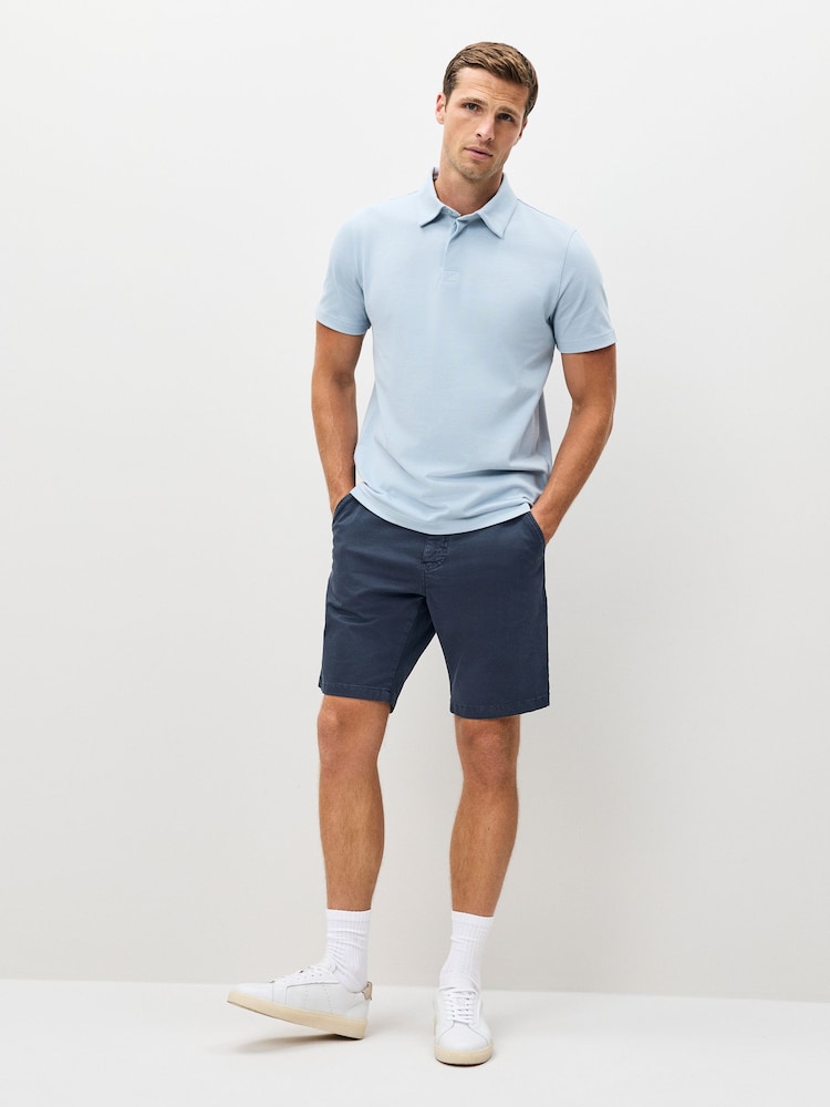 PS Paul Smith Regular-Fit Blue Logo Shorts - Image 2 of 6 PS Paul Smith Regular-Fit Blue Logo Shorts - Image 2 of 6