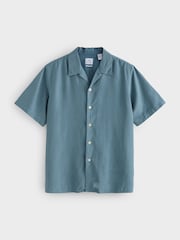 PS Paul Smith Casual Fit Blue Short Sleeve Shirt - Imagen 7 de 10