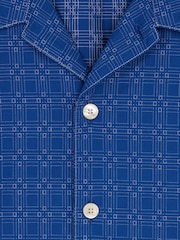 PS Paul Smith Casual Fit 100% Cotton Short Sleeve Blue Shirt - Image 6 of 6
