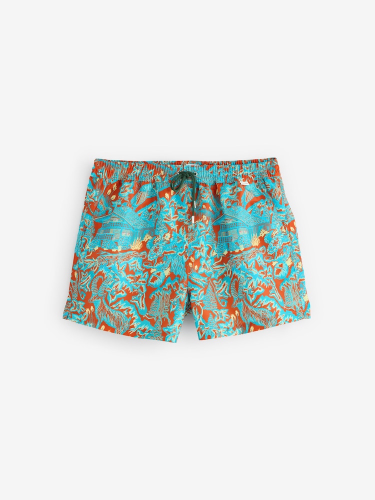 PS Paul Smith Blue Chalet Logo Swim Shorts - Image 1 of 1
