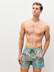 PS Paul Smith Blue Chalet Logo Swim Shorts - Image 3 of 7
