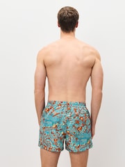 PS Paul Smith Blue Chalet Logo Swim Shorts - Image 4 of 7