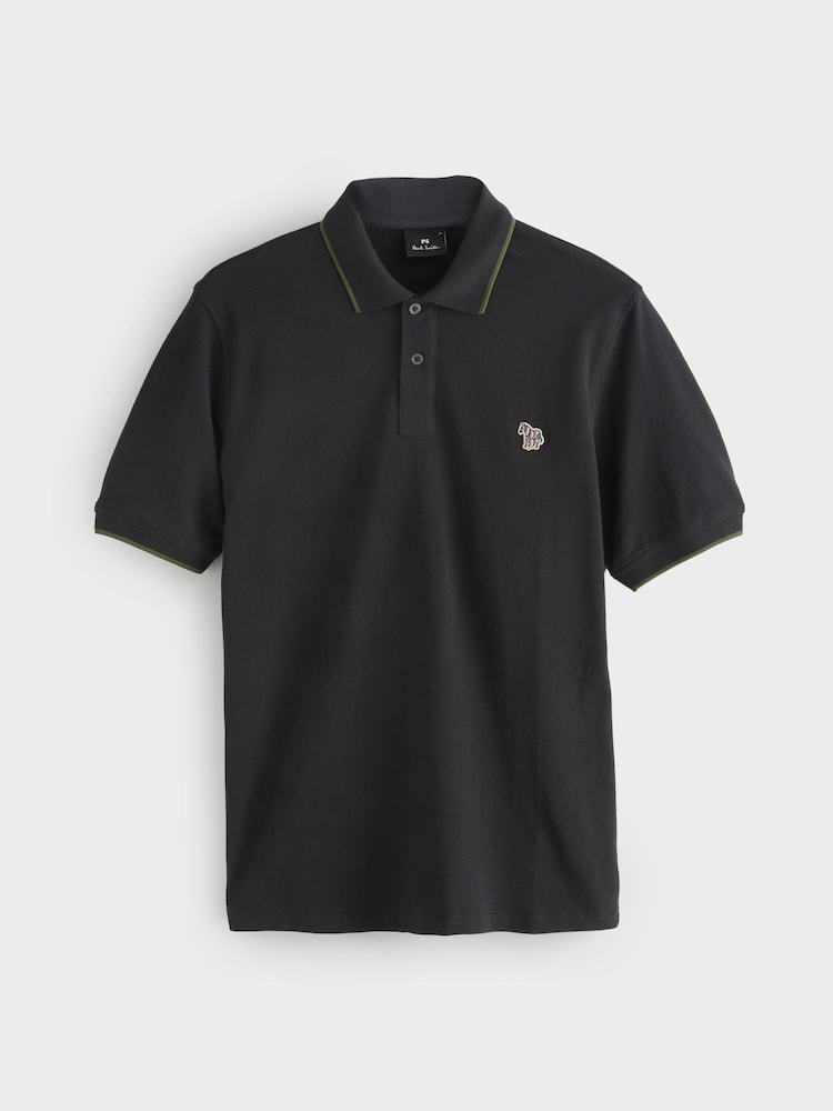 PS Paul Smith Regular Fit Black Polo Shirt - Image 1 of 1