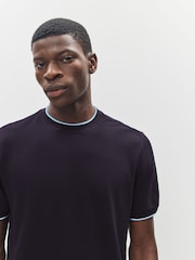 PS Paul Smith Regular-Fit Blue Logo T-Shirt - Image 4 of 6