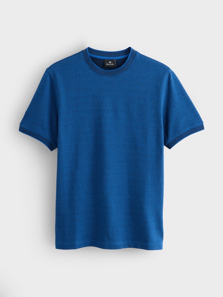 PS Paul Smith Regular Fit Blue Logo T-Shirt - Image 1 of 1