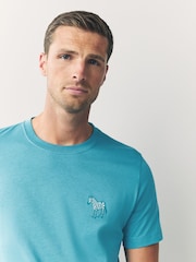 PS Paul Smith Regular Fit Green Logo T-Shirt - Image 5 of 8