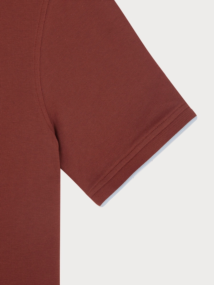 PS Paul Smith Regular Fit Red Polo Shirt - Image 3 of 3