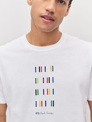 PS Paul Smith Regular Fit Cotton Logo T-Shirt - Image 4 of 6