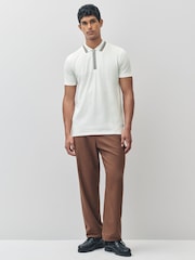 PS Paul Smith Regular Fit Quarter Zip  Polo Shirt - Image 3 of 6