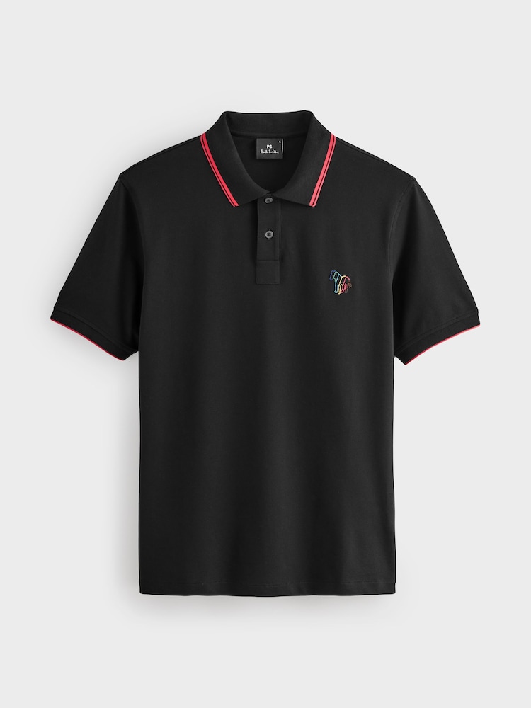 PS Paul Smith Regular Fit Black Polo Shirt - Image 1 of 1