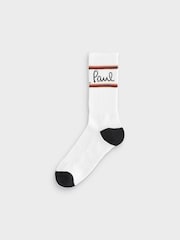 PS Paul Smith Logo Black Socks 3 Pack - Image 2 of 4